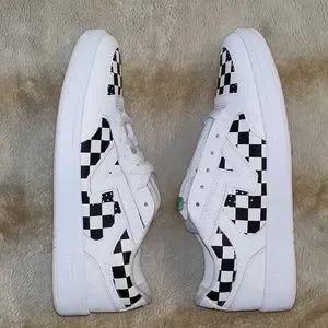 vans lowland cc checkerboard. white/black. mens size 9 Vans lowland mens black - Gem main image 3
